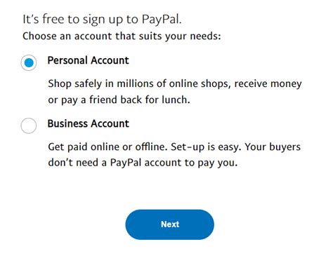 Создание и подключение аккаунта PayPal