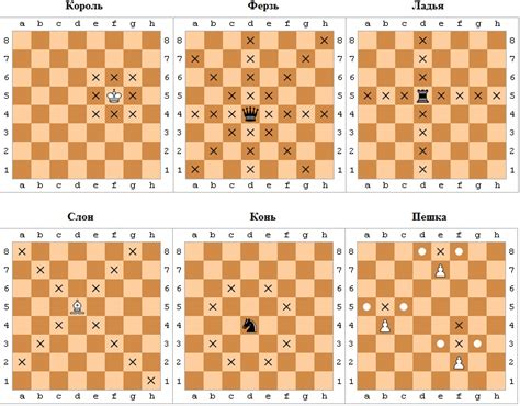 Сравнение различных вариантов фигур в шахматах