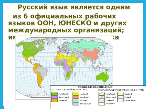 Статус русского языка в других международных организациях