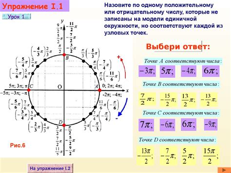 Существование точки е на единичной окружности