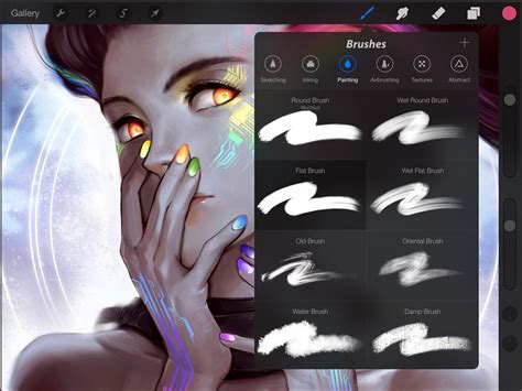 Технические возможности программы Procreate