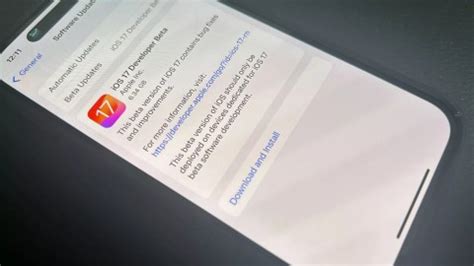 Требования для установки iOS 17 бета
