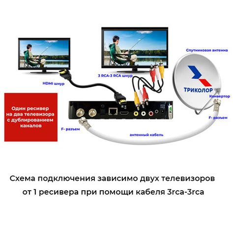 Триколор: как подключить телевизор к сигналу