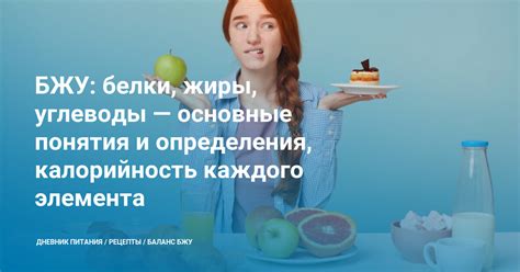 Углеводы и белки: основные понятия