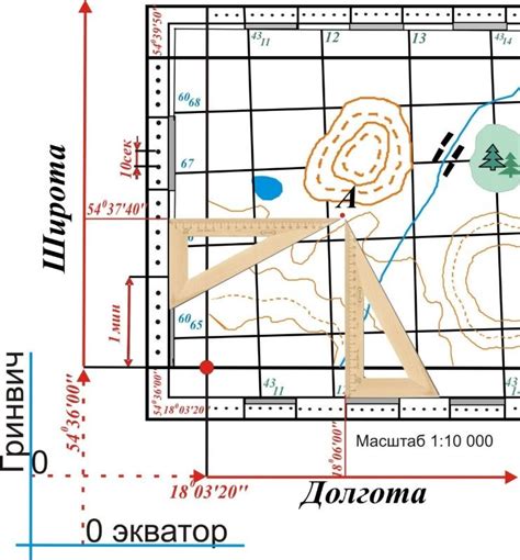 Узнать координаты точки на карте