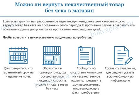 Условия гарантии без предъявления чека