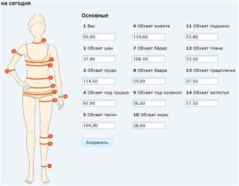 Установите точки опоры для измерения