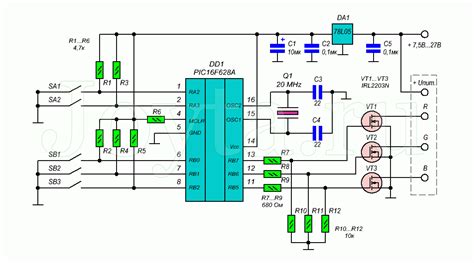 Установка контроллера RGB-ленты: