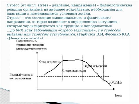 Физиологическая реакция организма на давление