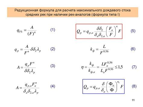 Формула для расчета максимального тока