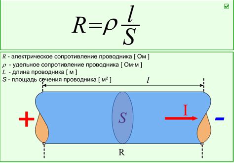 Формула расчета удельного сопротивления провода