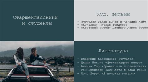 Чтение книг и просмотр фильмов