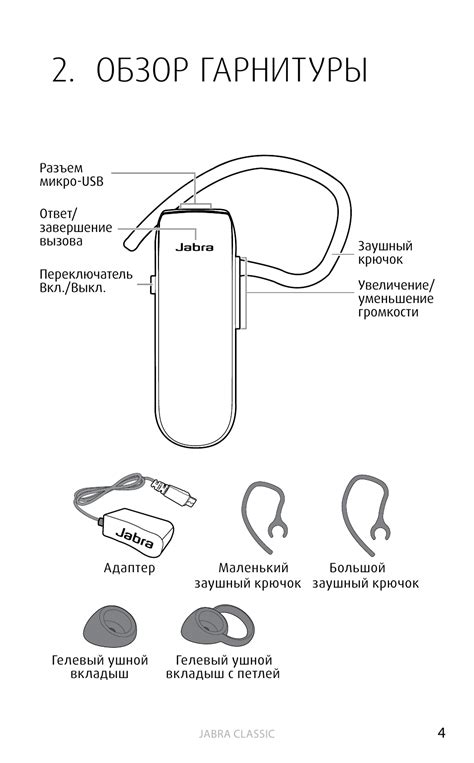 Шаги для связывания гарнитуры Jabra с телефоном