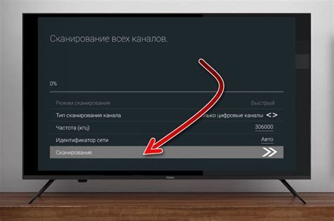 Шаги настройки телевидения на телевизоре Haier