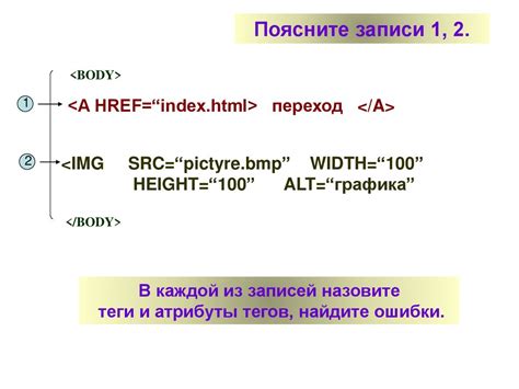 Шаг 1: Определение нужного тега