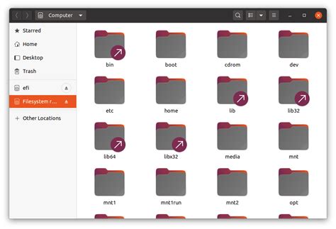 Шаг 1: Откройте файловый менеджер Ubuntu