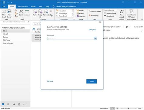 Шаг 2: Добавление учетной записи корпоративной почты в Outlook