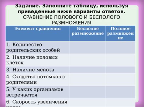 Шаг 4: Заполните вопросы и варианты ответов