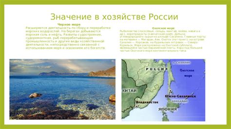 Экономическое значение Охотского моря