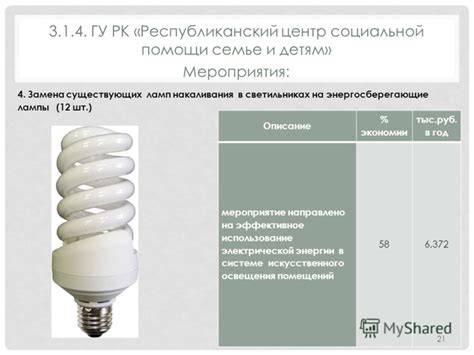 Эффективное использование природного и искусственного освещения