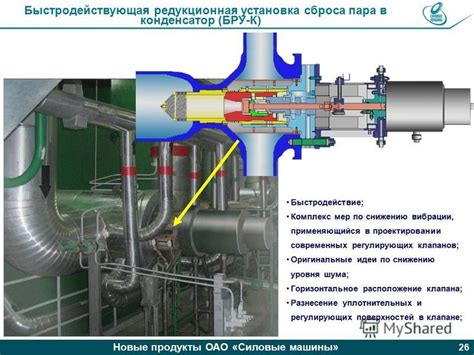  События, когда рекомендуется горизонтальное расположение клапана 